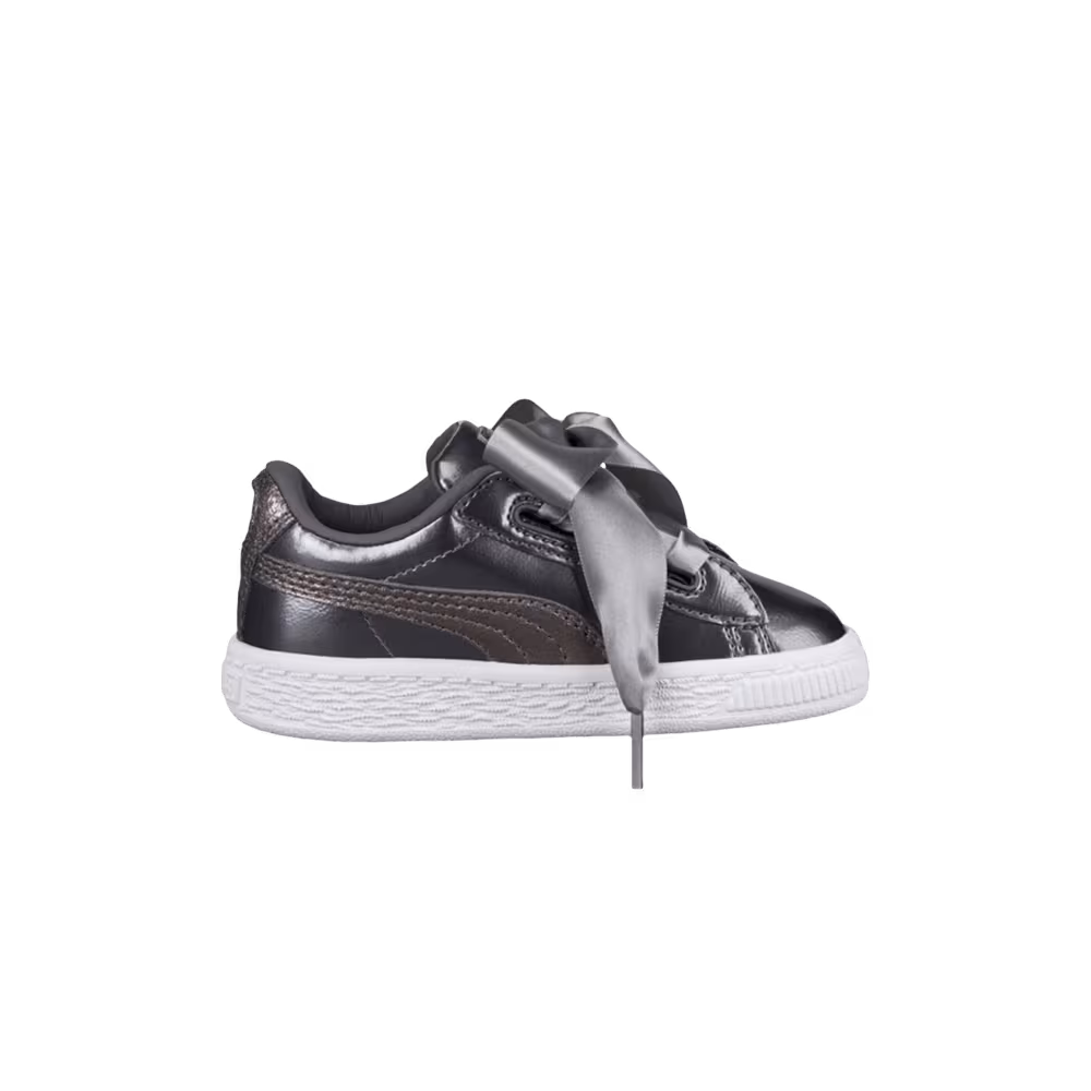 Puma Basket Heart Lunar Lux Toddler Smoked Pearl