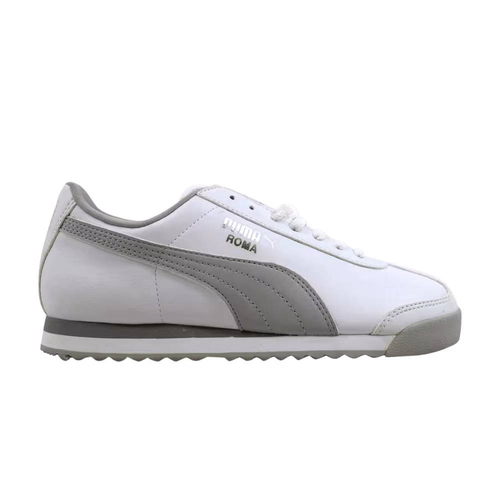 Puma Roma Basic Jr White Gray