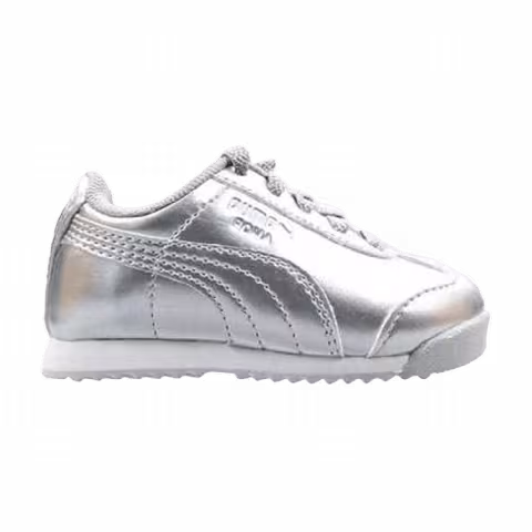 Puma Roma PNT Ano Little Kids 'Silver'