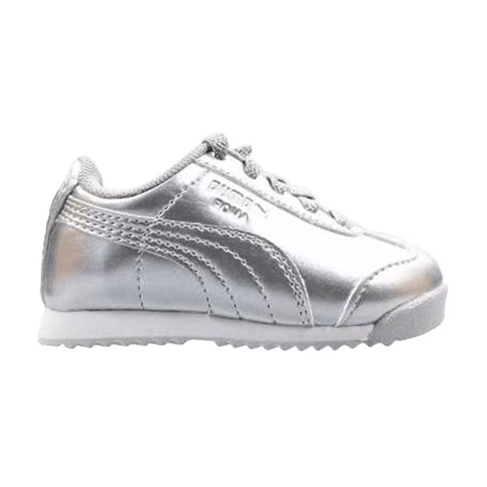 Puma Roma PNT Ano Little Kids Silver