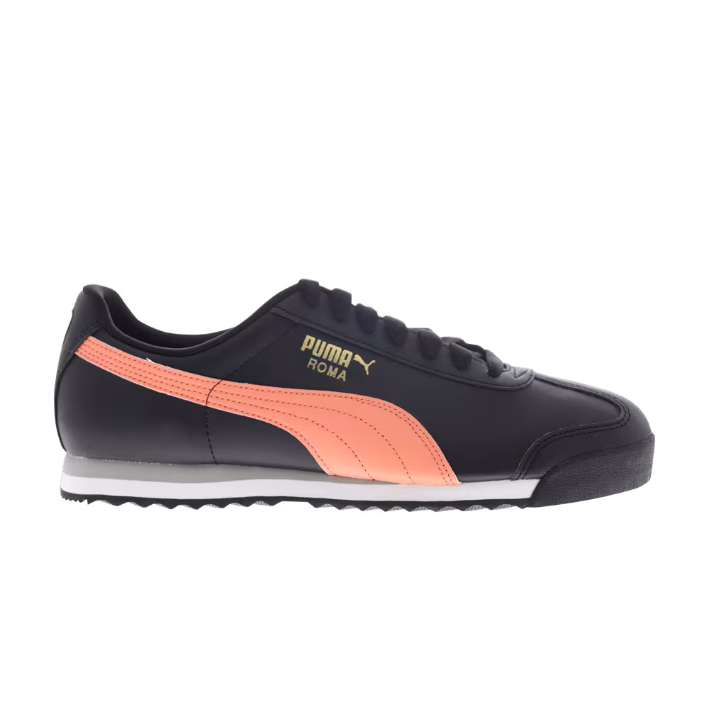 Puma Roma Basic Plus Black Fusion Coral