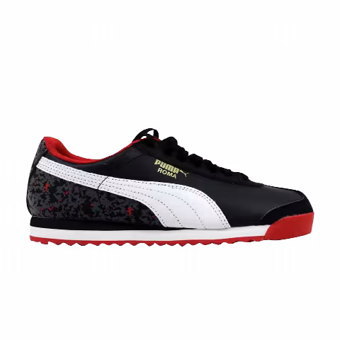 Puma Roma Basic Camo Jr 'Black High Risk Red'