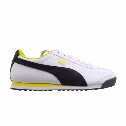 Puma Roma Basic 'White Yellow'