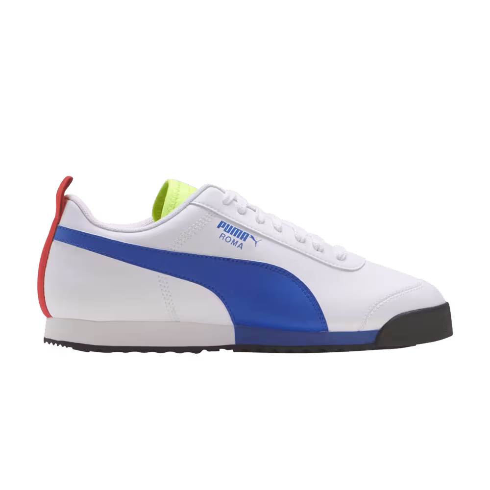 Puma Roma Jr Play On - White Dazz Blue