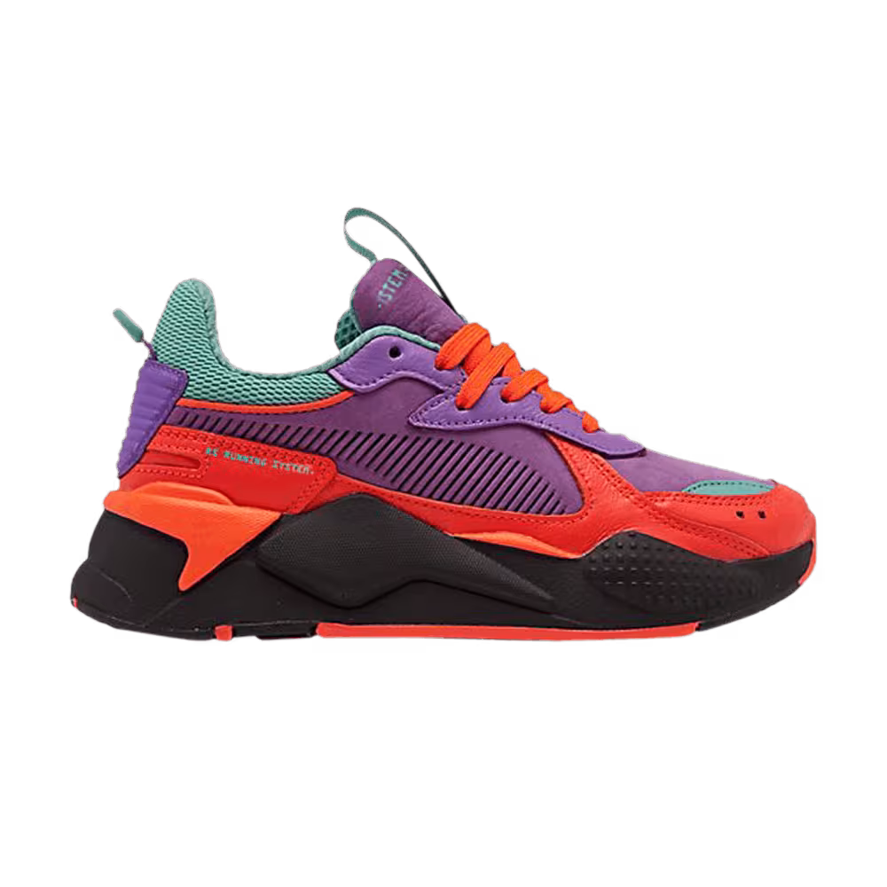 Puma RS-X Claw Jr Purple Glimmer Energy Red
