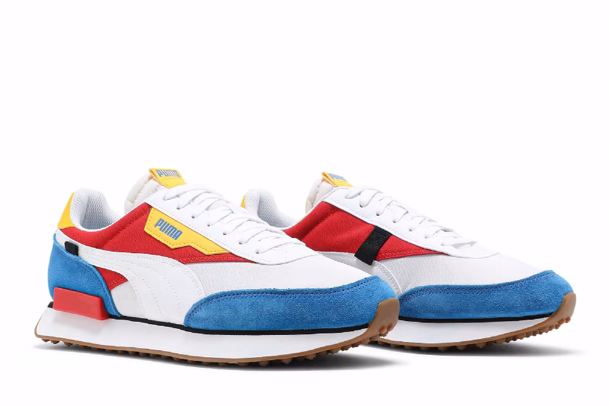 Puma Future Rider Play On Royal High Risk Red, view 9