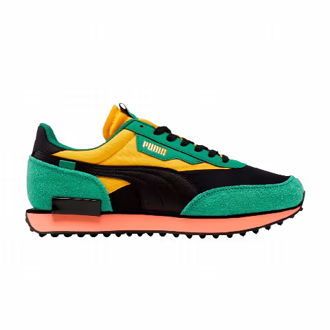 Puma Future Rider Game On 'Black Amazon Green'