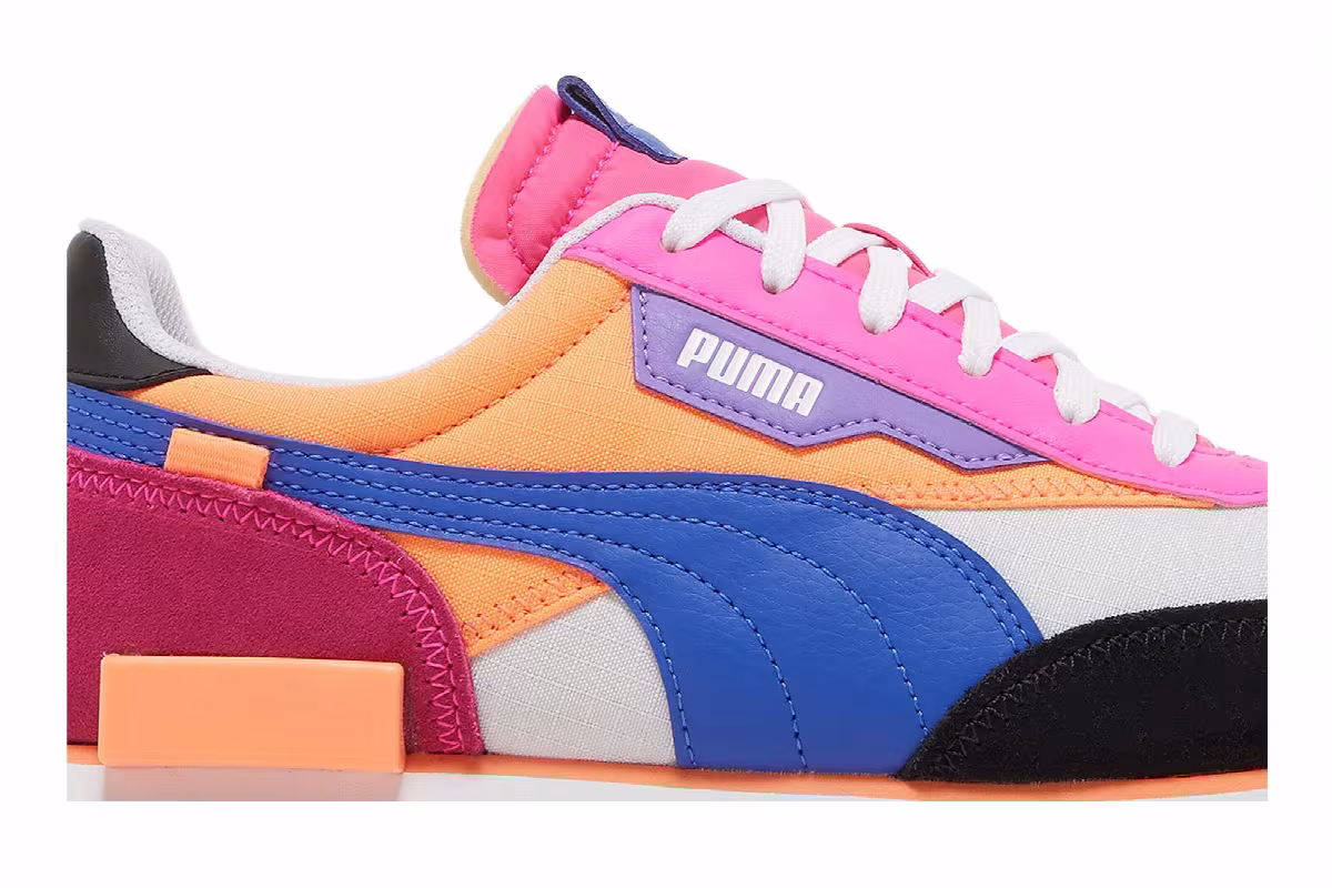 Puma Women's Future Rider Play On White Multi, view 3