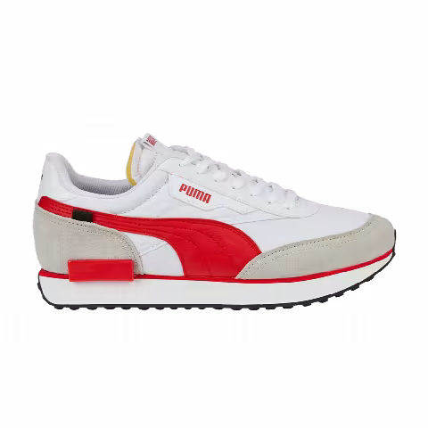 Puma Future Rider Play On 'White High Risk Red'