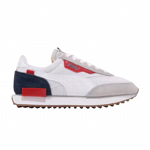 Puma Future Rider Stream On 'White Grey Red'