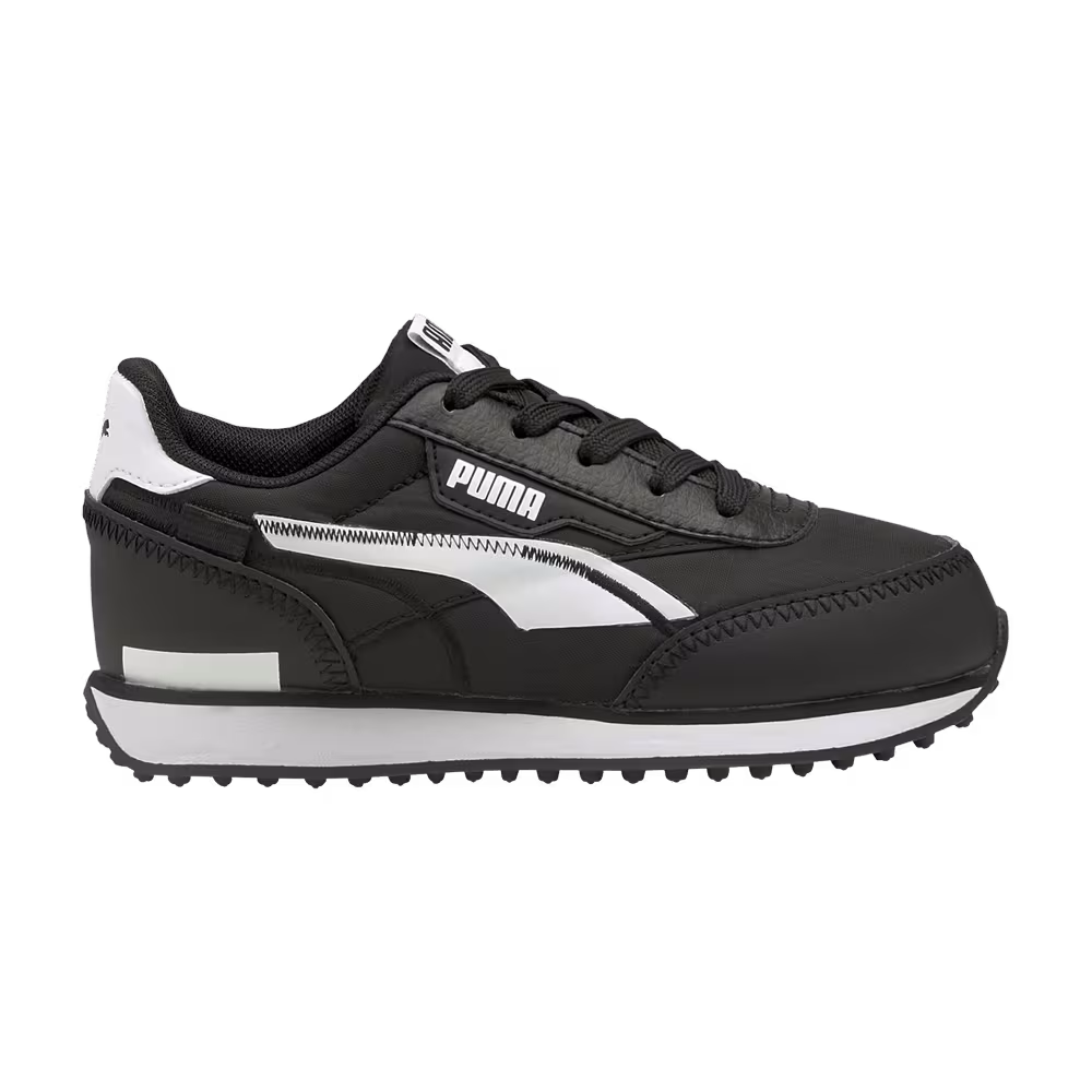 Puma Future Rider Little Kid Black White