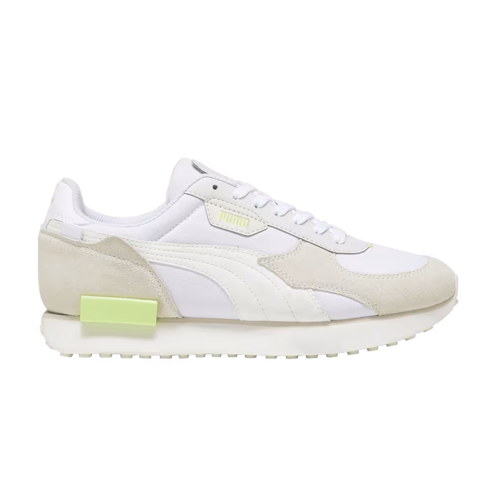 Puma Future Rider Override White Alpine Snow