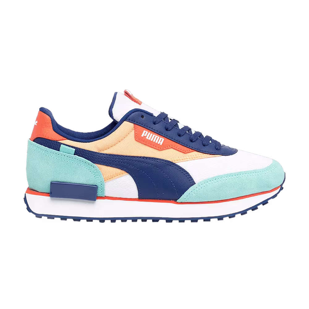 Puma Future Rider CS White Elektro Blue Peach