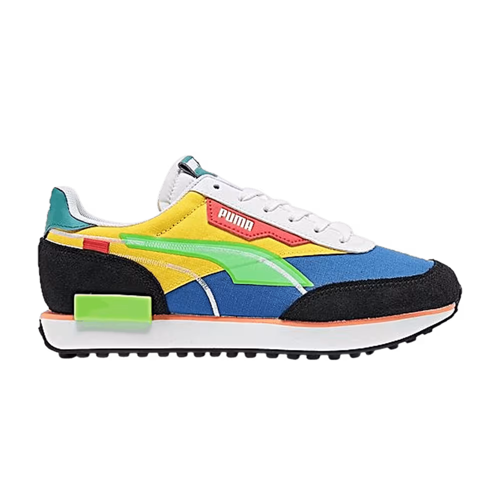 Puma Future Rider Twofold Big Kid Blue Yellow
