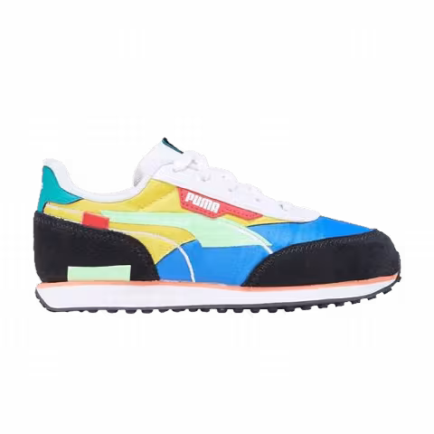 Puma Future Rider Twofold Little Kid 'Blue Yellow'