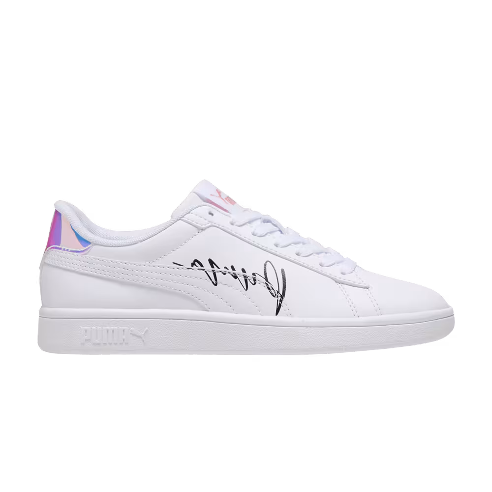 Puma Smash 3.0 Leather Big Kid Crystal