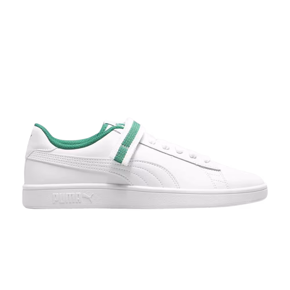 Puma Smash V2 V Fresh White Amazon Green