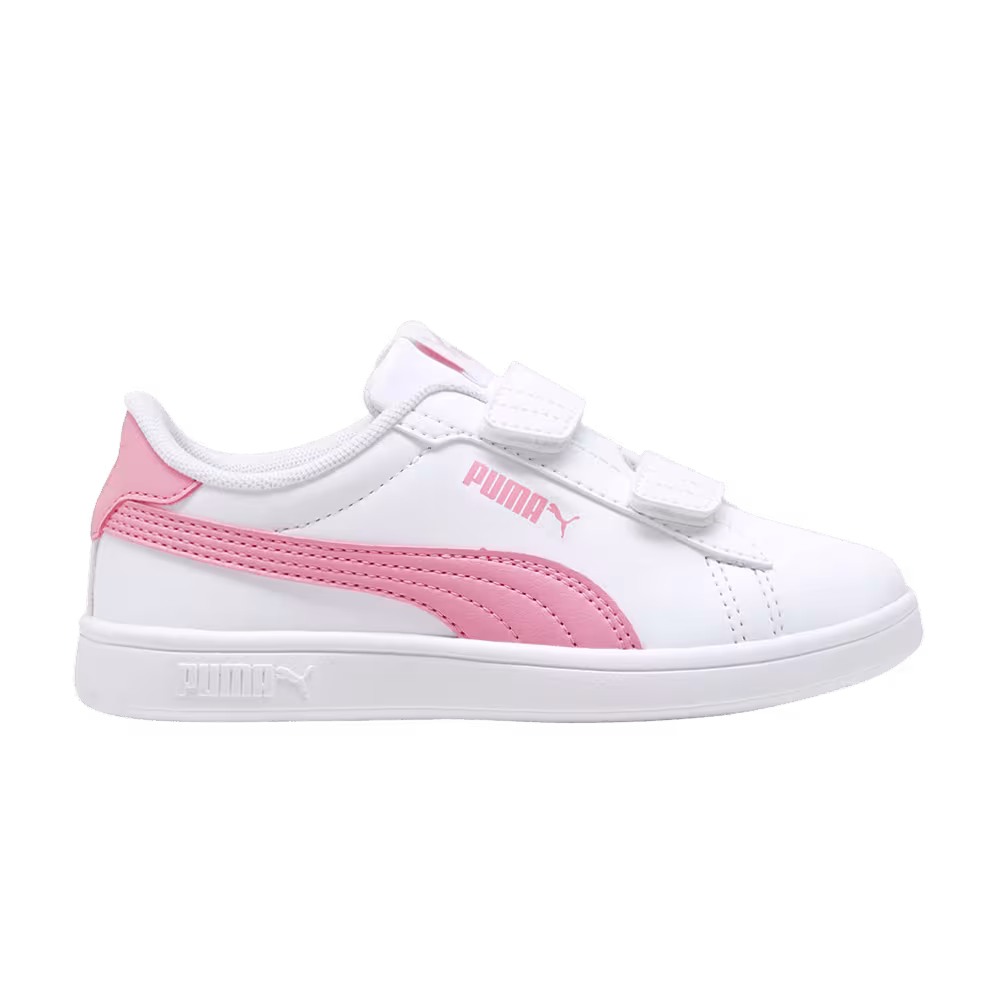 Puma Smash 3.0 Little Kid Nightkeeper - White Pink
