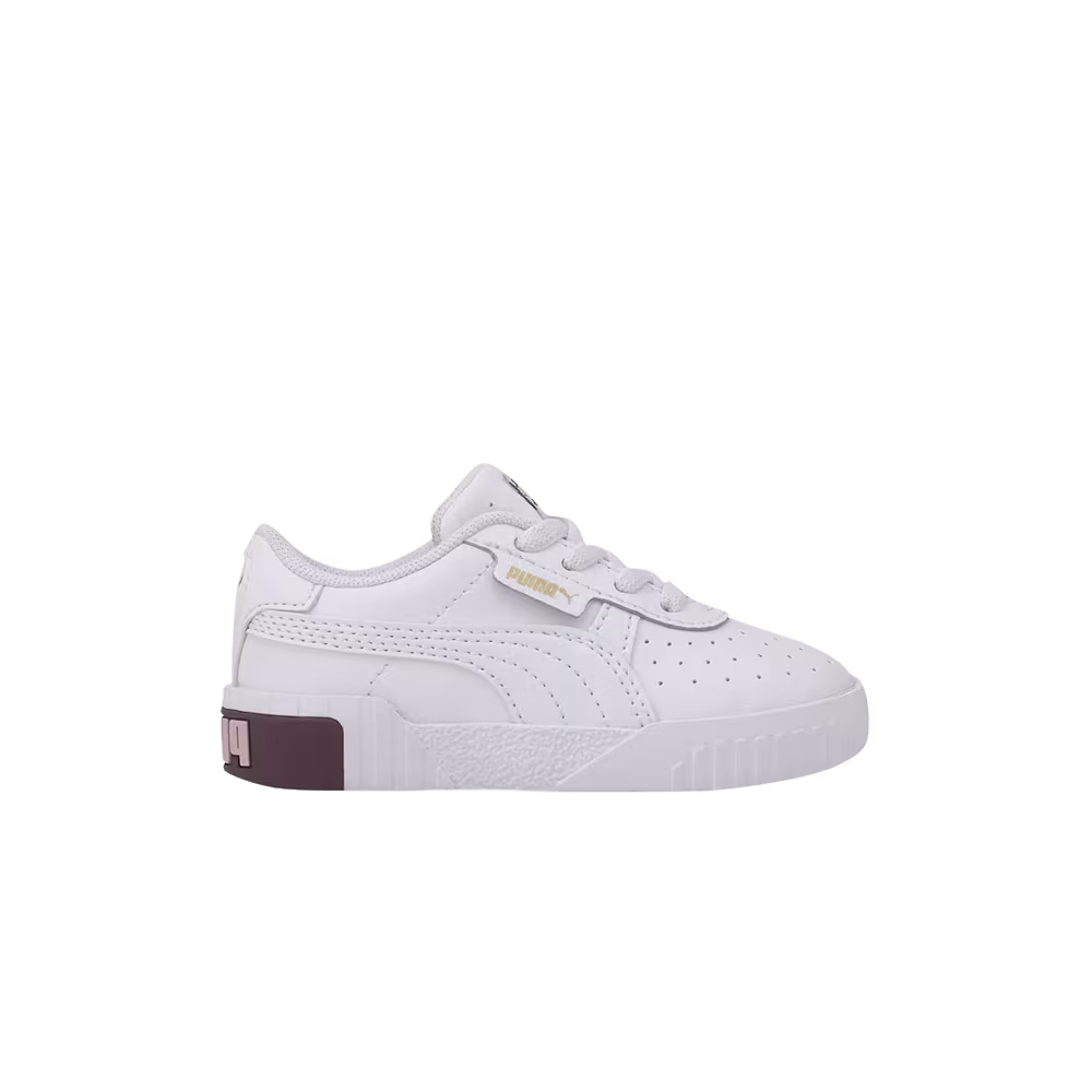 Puma Cali Infant White Burgundy