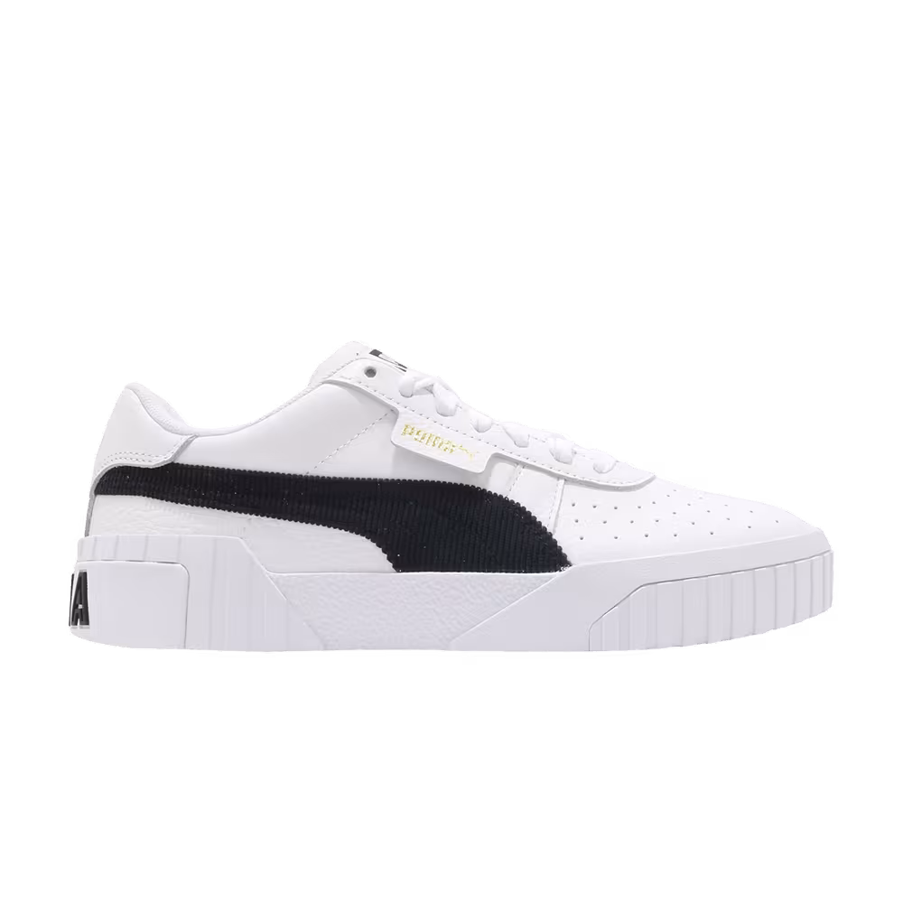 Puma Women's Cali Corduroy - White Black