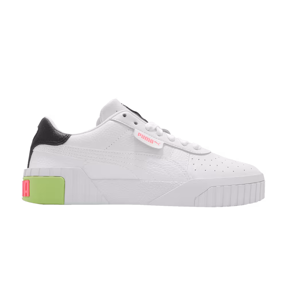 Puma Women's Cali White Energy Peach