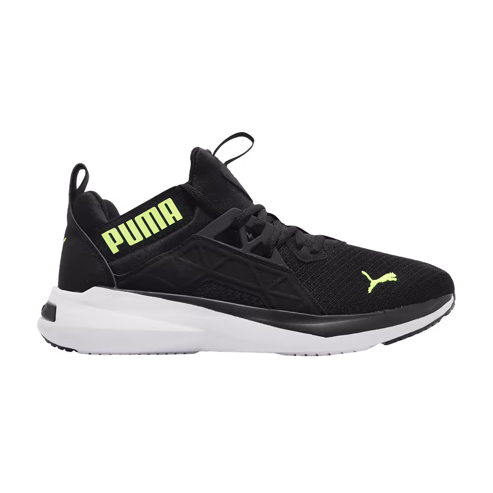 Puma Softride Enzo NXT Black Yellow Alert
