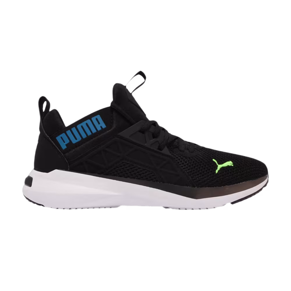 Puma Softride Enzo NXT Fade Black Green Future Blue