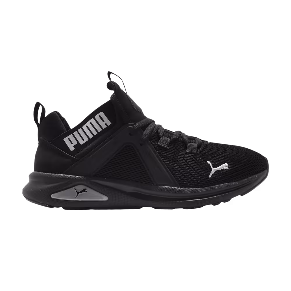 Puma Enzo 2 Weave Jr Black Silver