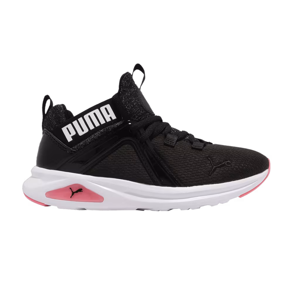 Puma Enzo 2 Sparkle Jr Black Sun Kissed Coral