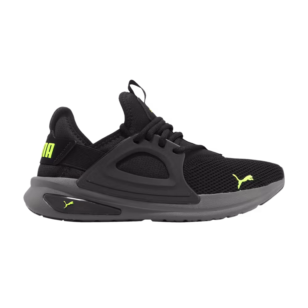 Puma Softride Enzo Evo Black Lime Squeeze