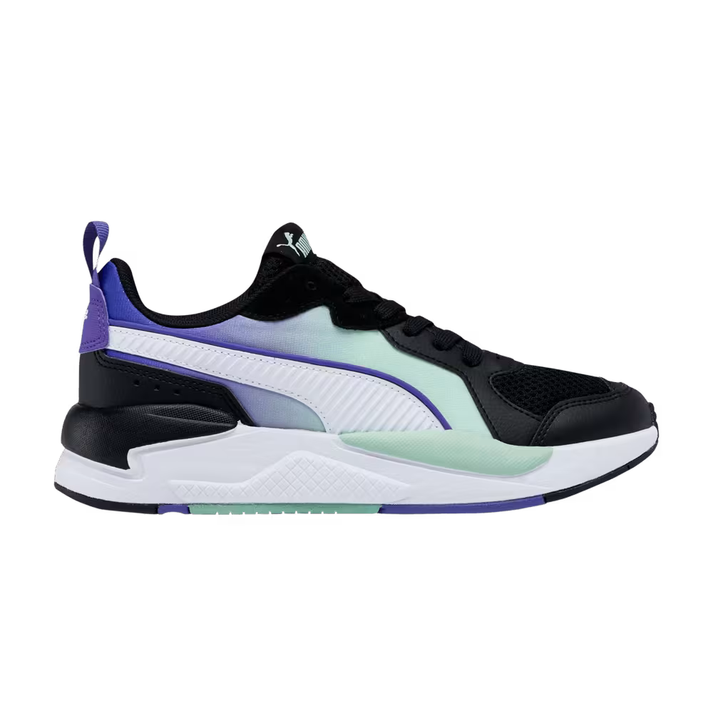 Puma Women's X-Ray Fade Purple Corallites Green