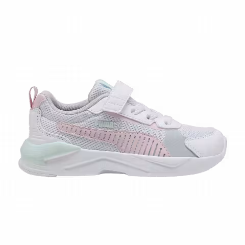Puma X-Ray 3 Lite AC+ Little Kid 'White Rose Mauve Peaceful Blue'