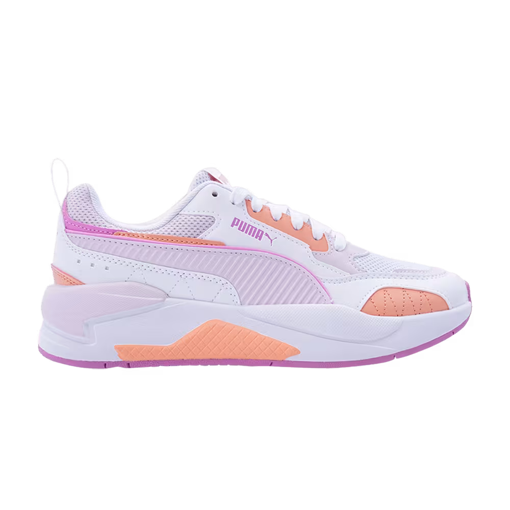Puma X-Ray 2 Square White Lavender Peach Pink