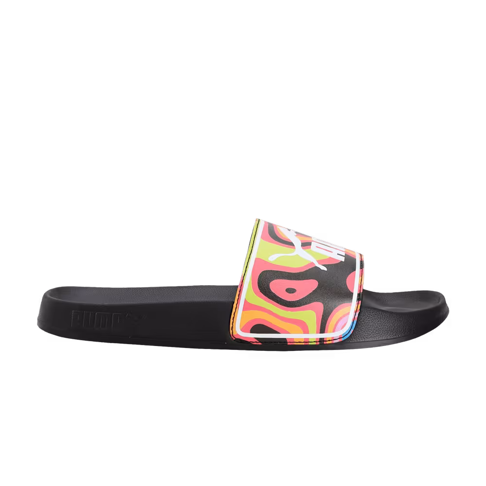 Puma Leadcat 2.0 Graffiti Slide Black
