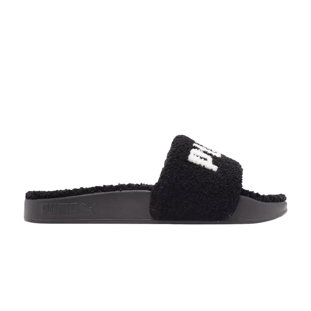 Puma Leadcat 2.0 Sherpa Slide Black White