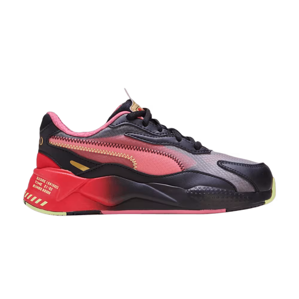 Sonic the Hedgehog x Puma RS-X3 Jr Black High Risk Red