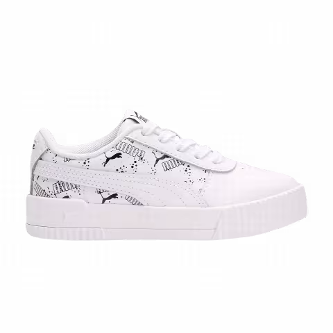 Puma Carina Hand Drawn Little Kid 'Black White'