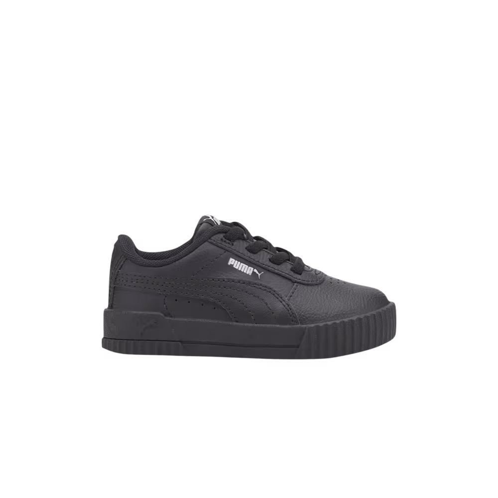 Puma Carina Leather Infant Black