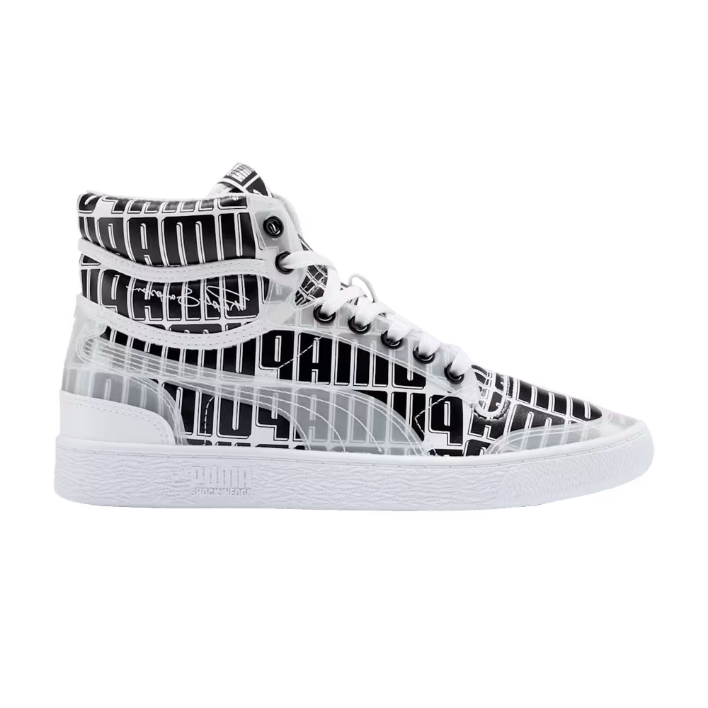 Puma Women's Ralph Sampson Mid OG Logo Print