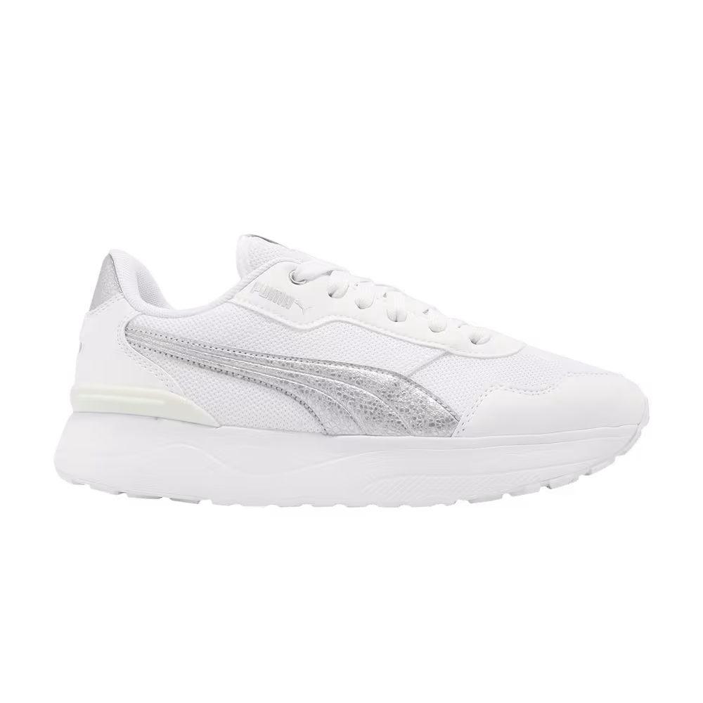 Puma Women's R78 Voyage Distressed - White Silver