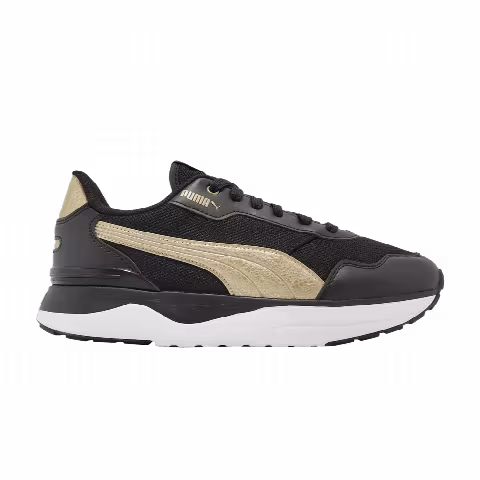 Puma Wmns R78 Voyage 'Distressed - Black Team Gold'