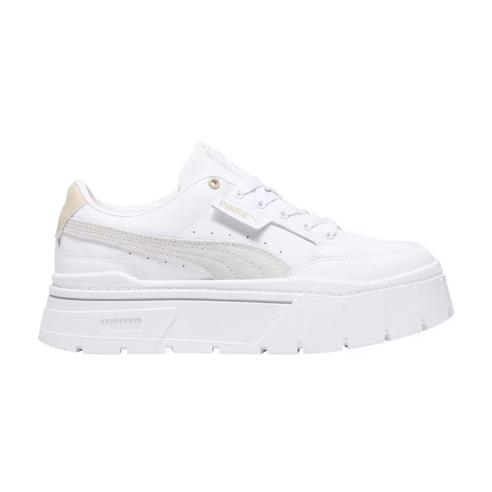 Puma Women's Mayze Stack White Sedate Grey