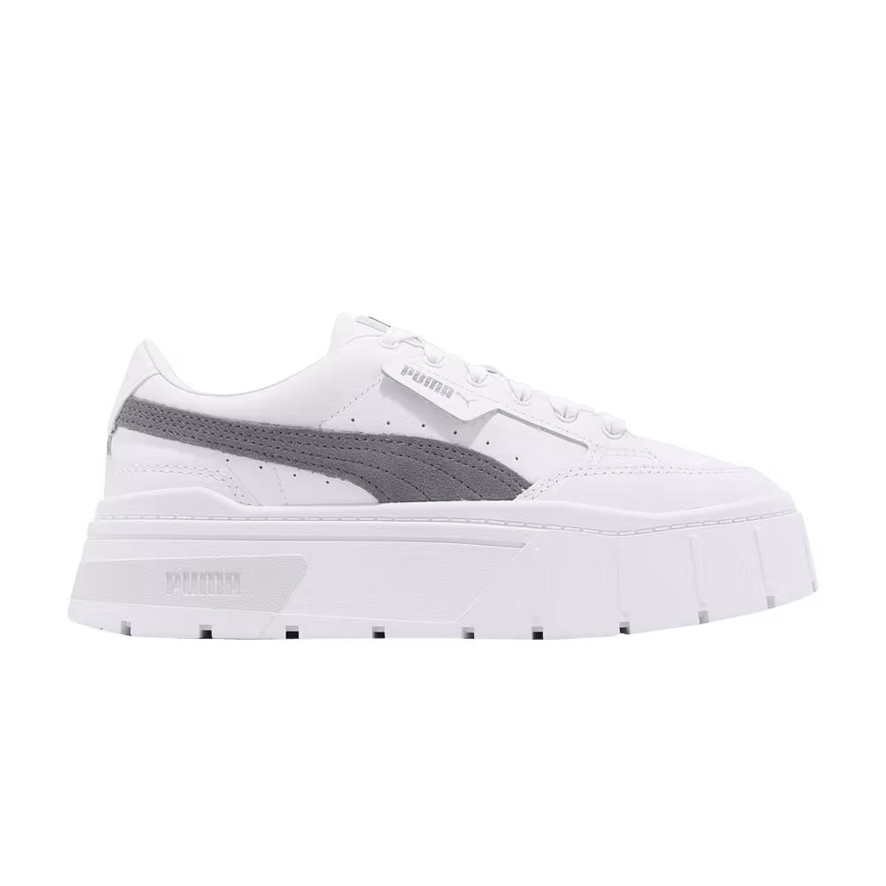 Puma Women's Mayze Stack White Gray Tile