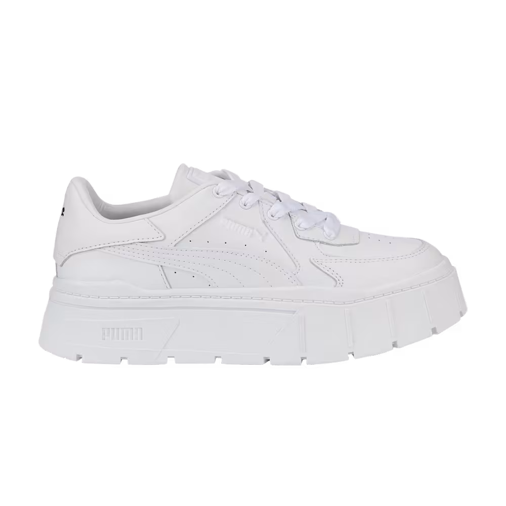Puma Women's Mayze Stack Edgy Triple White