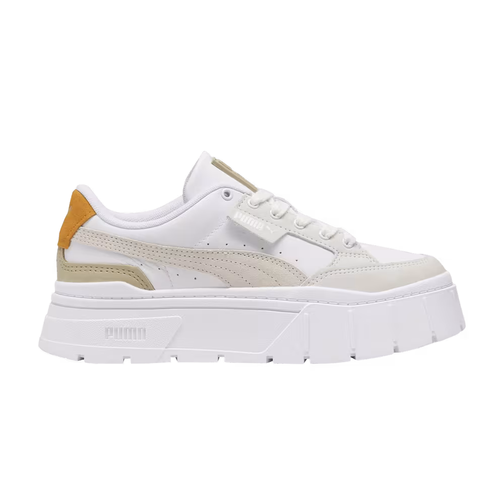 Puma Women's Mayze Stack Luxe White Ginger Tea