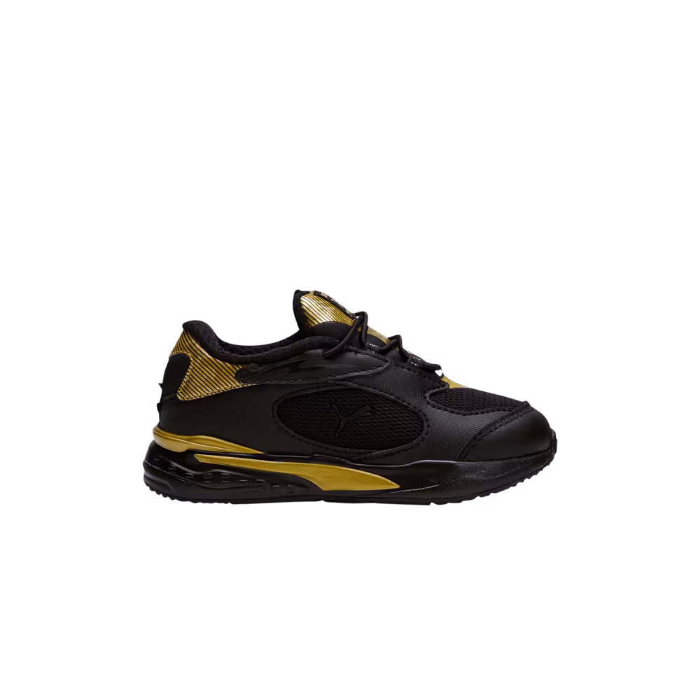 Puma RS-Fast Infant Black Gold Metal