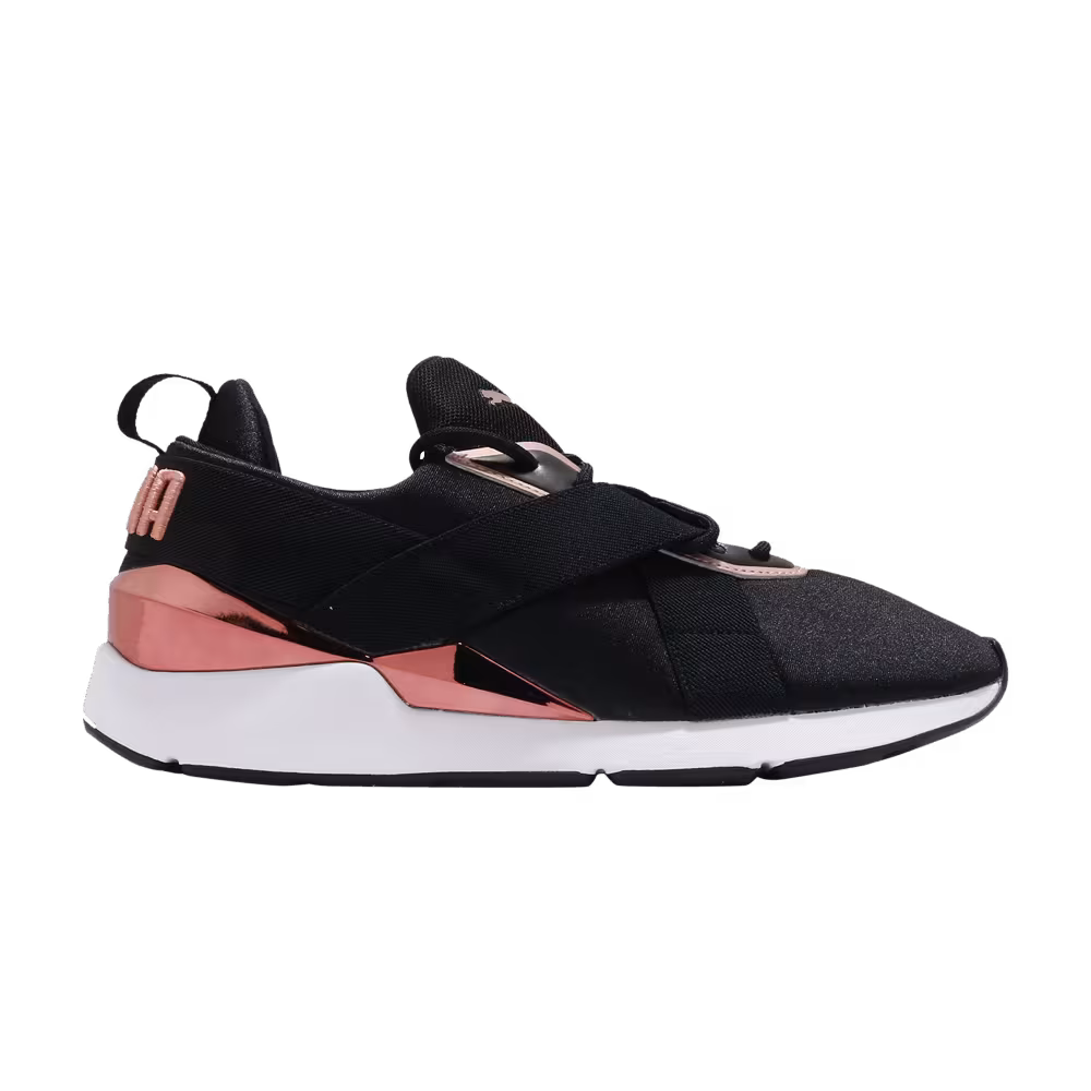 Puma Women's Muse X3 Black Metallic Pink