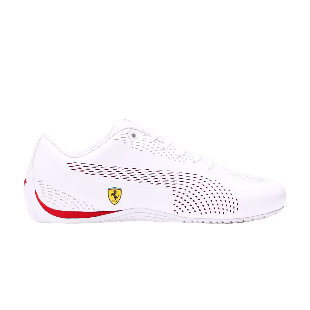 Puma Scuderia Ferrari x Drift Cat 5 Ultra 2 White Rosso Corsa