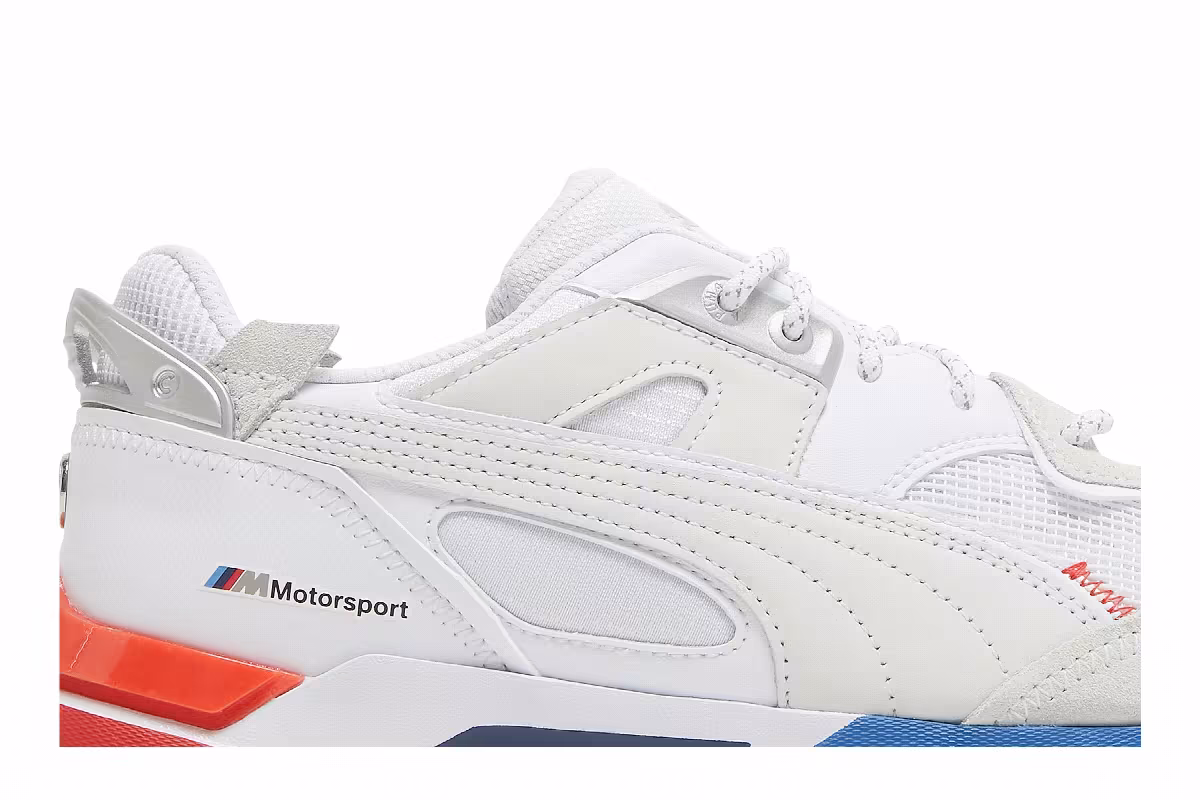 BMW Motorsport x Puma Mirage Sport White Strong Blue Fiery Red, view 3