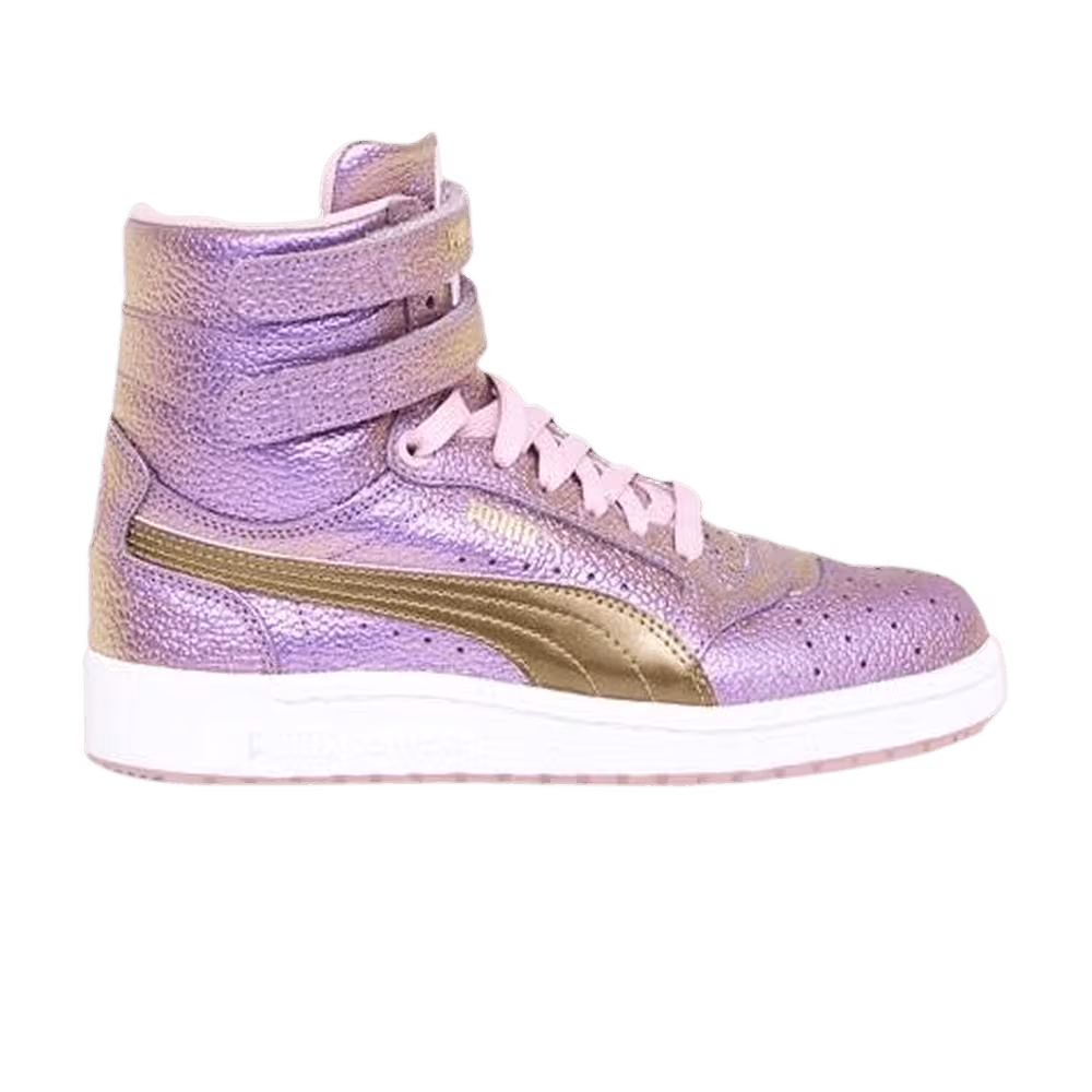 Puma Women's Sky 2 High Reset Prism Pink Metallic Gold